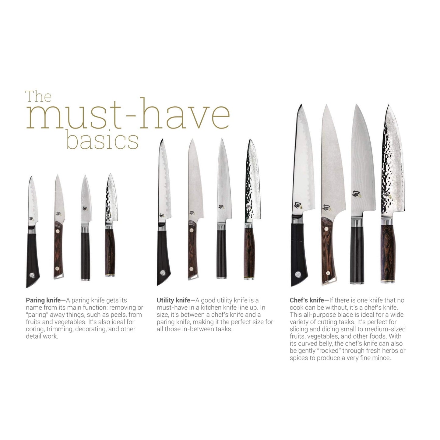 Shun Classic 8 Pc Student Knife Set