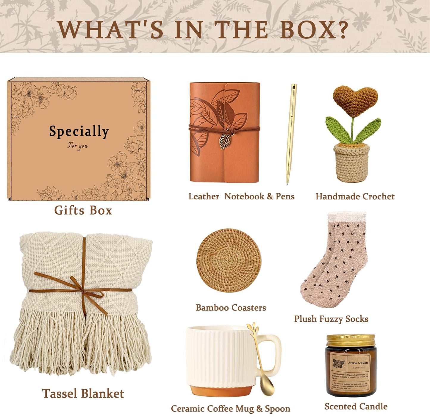 Get Well Gift for Women,Sending Sunshine Self Care Package Thinking of You Unique Birthday Gift Baskets for Women Best Friend Sister Wife Girlfriend Mothers Day Gifts