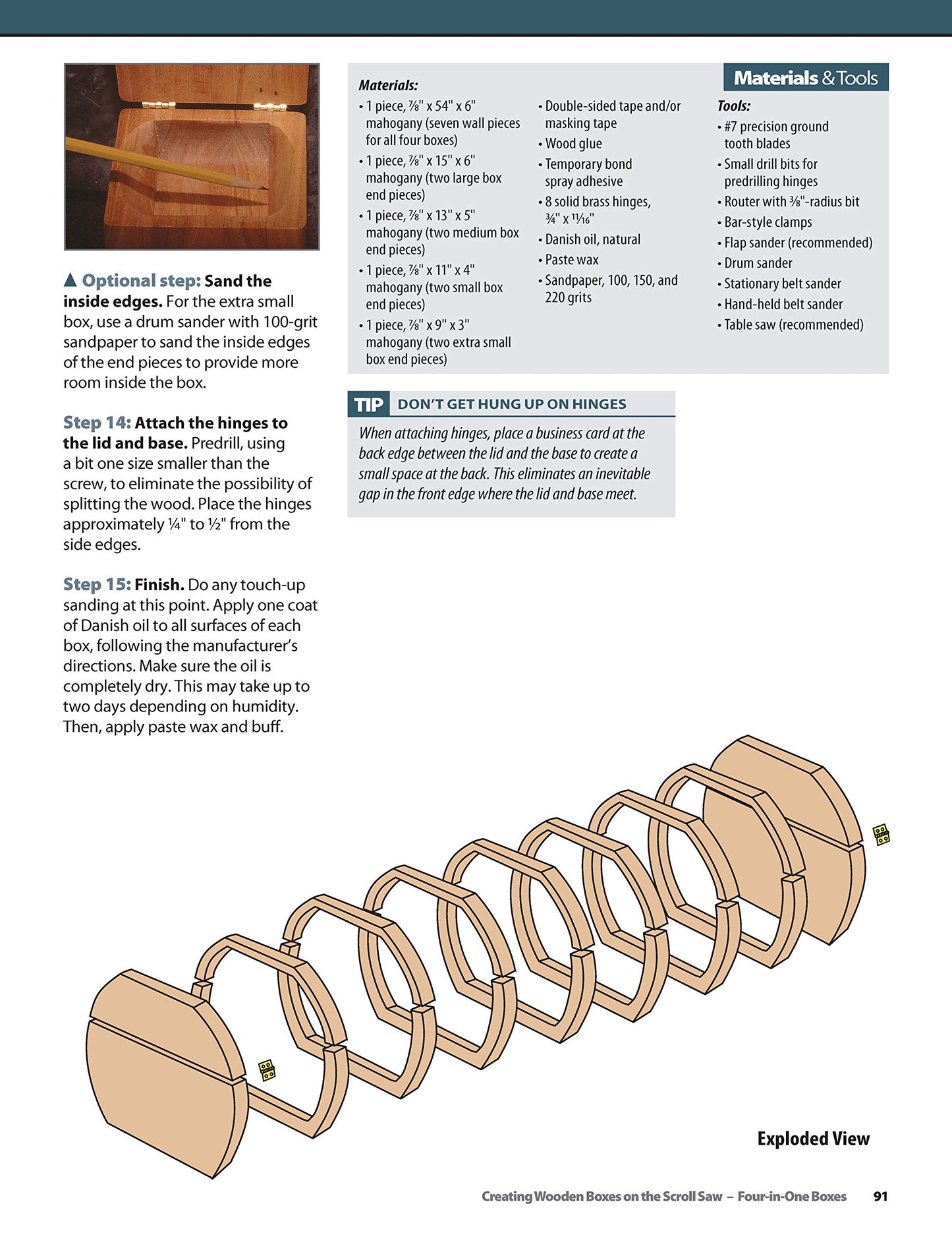 Creating Wooden Boxes on the Scroll Saw: Patterns and Instructions for Jewelry, Music, and Other Keepsake Boxes (Fox Chapel Publishing) 25 Fun Projects from Scroll Saw Woodworking & Crafts Magazine