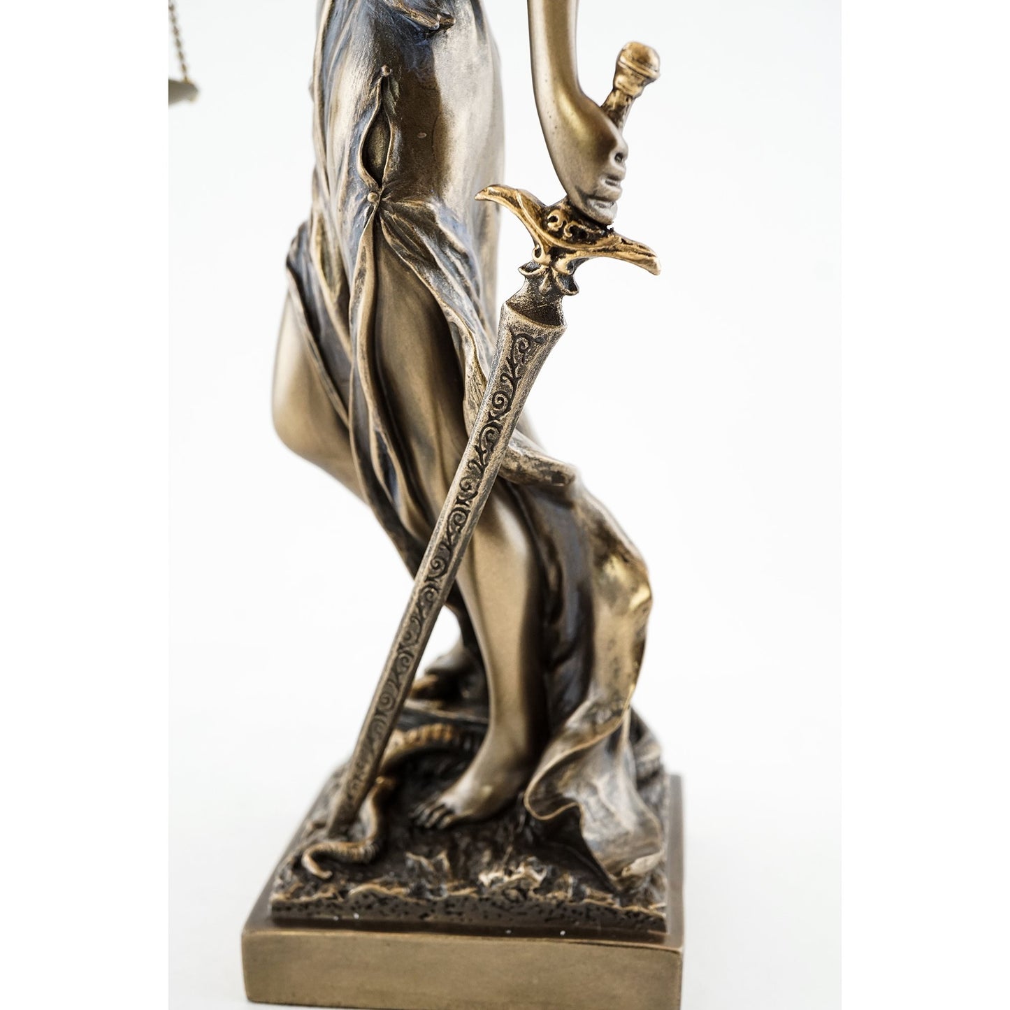 Top Collection Bronze Finish Lady Justice 12.5 Inch Statue Sculpture