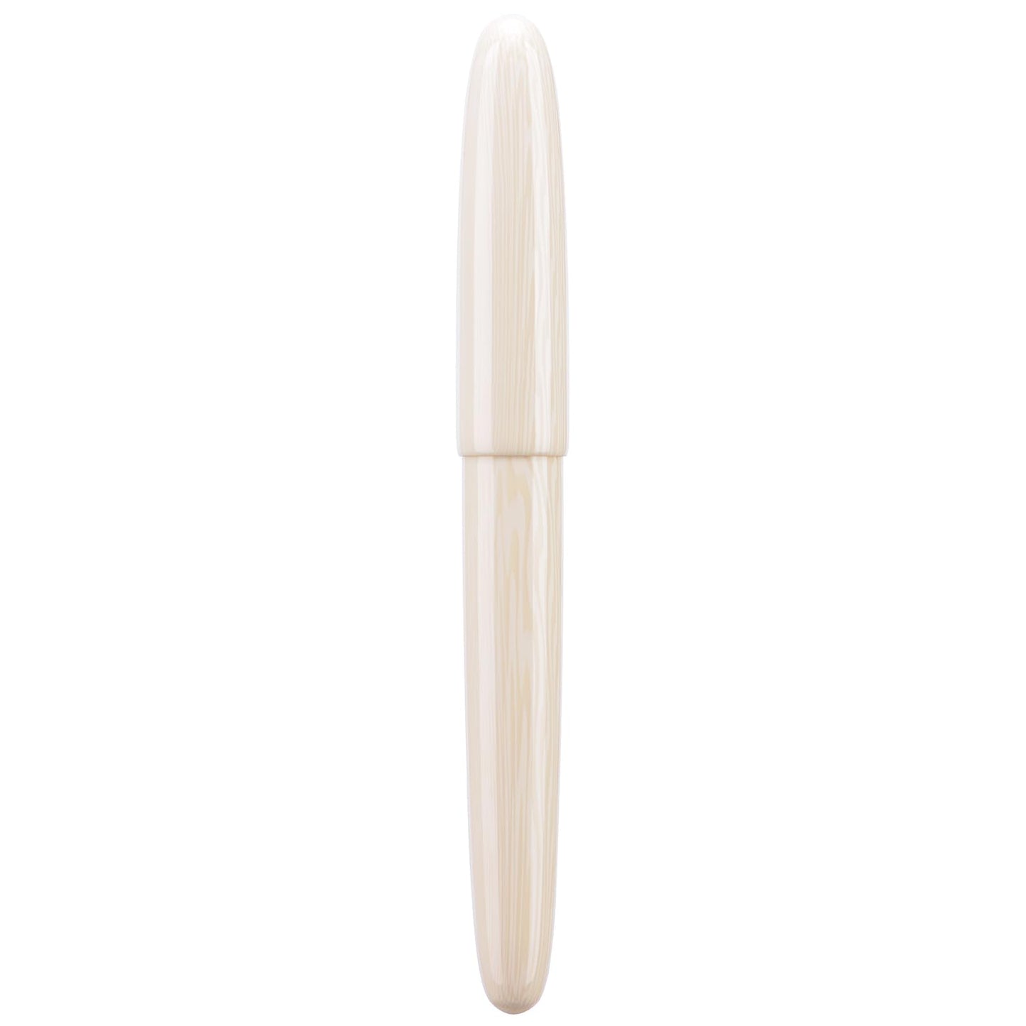 Asvine C80 Fountain Pen #8 Fine Nib Large Handcraft Pen with Converter Pen Box Collection Set (Ivory)