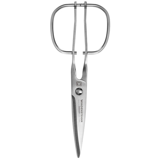 Multi-Purpose Kitchen Food Scissors, SUS403 Stainless Steel Shears with Herb Stripper, Detachable Blades, Ergonomic Handles, Ideal for BBQ, Seafood, Camping, Dishwasher Safe