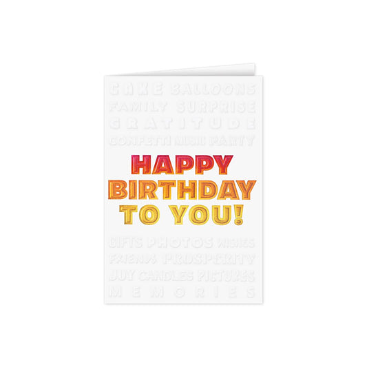 The Gallery Collection - Birthday Cards Assortment Box (35 Cards), Foil & Embossing (Birthday Formal)