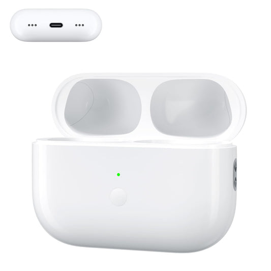 Wireless Charging Case Compatible for Airpod Pro 1st 2nd Charger case with Type-C Charging Port Replacement for Airpod Pro 1st / 2nd Charging case Support Wireless Airpod pro 2 Charger Cases