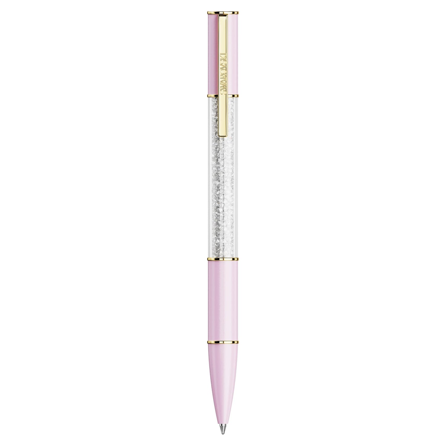 Swarovksi Crystalline Lustre ballpoint pen, Pink, Gold-tone plated