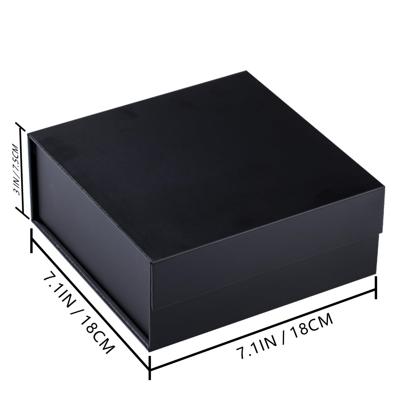 5 Inch Video Presentation Gift Box with IPS Screen, 4GB USB C Rechargeable Paperboard Display Box with Speaker for Events Business Gifts Product Introductions, Black