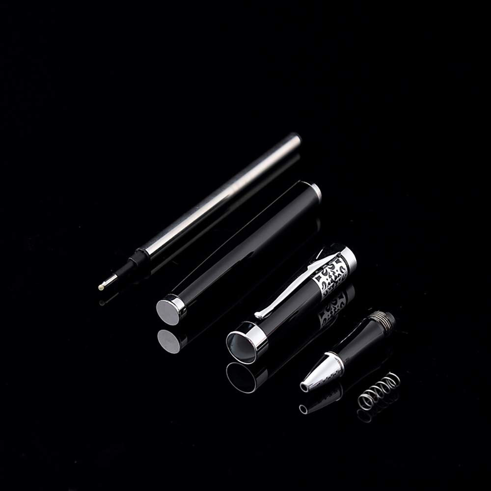 iMeaniy Nice Pen in Gift Box Fancy Ballpoint Pen Writing set for Signature Executive Journal,Luxury Pen for Graduation Birthday Gifts,Black Gel Ink 0.7mm refills