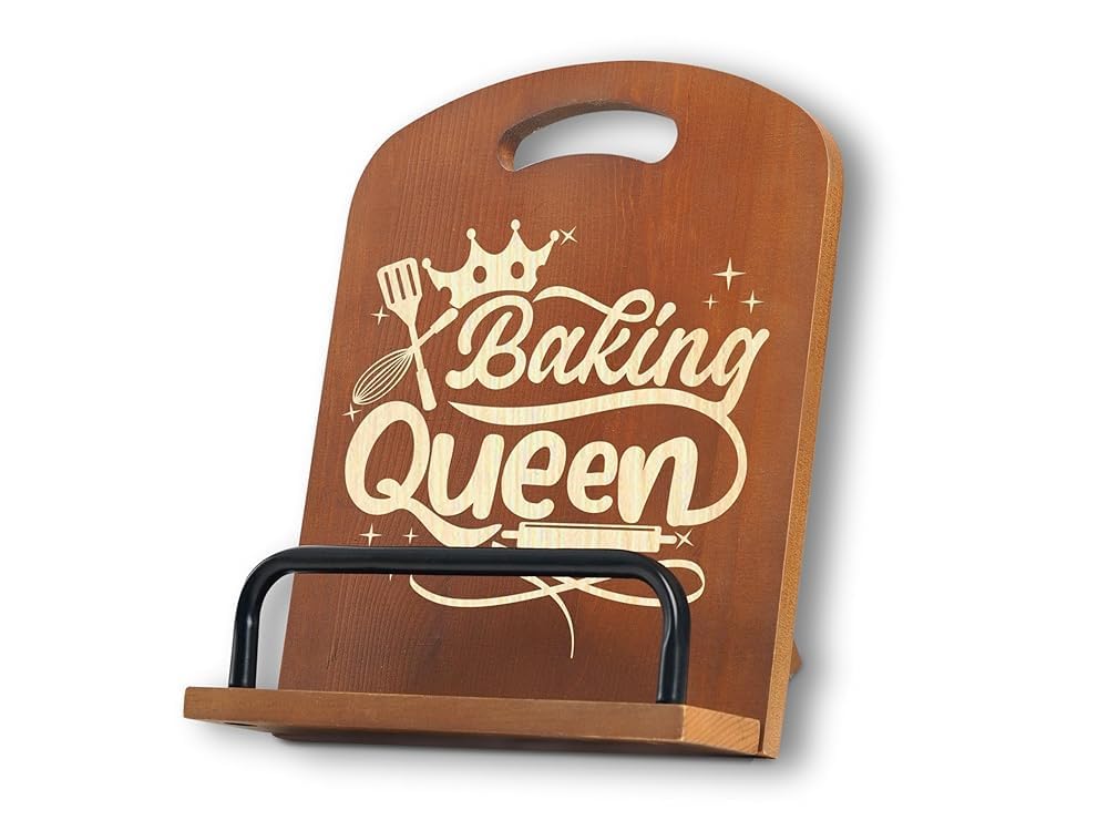 InnoBeta Baking Gifts for Women, Cookbook Stand for Kitchen Counter, Perfect Gifts for Baking Lovers on Birthday, Adjustable Tablet Recipe Book Holder, Unique Kitchen & Home Decor
