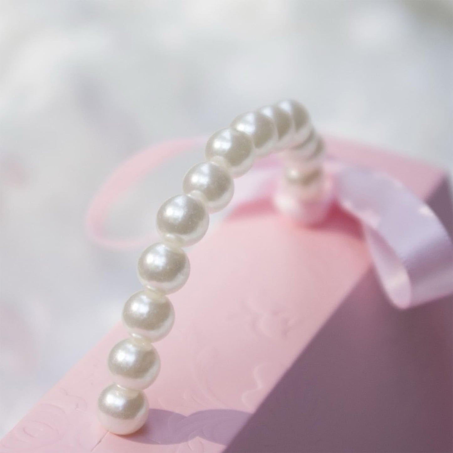 motoeye 10Pcs Pink Pearl Paper Gift Boxes for Wedding Favors, Elegant Bridesmaid and Party Favor Boxes with Ribbon, Ideal for Bridal Shower, Baby Shower, and Special Occasions (Pink, L)