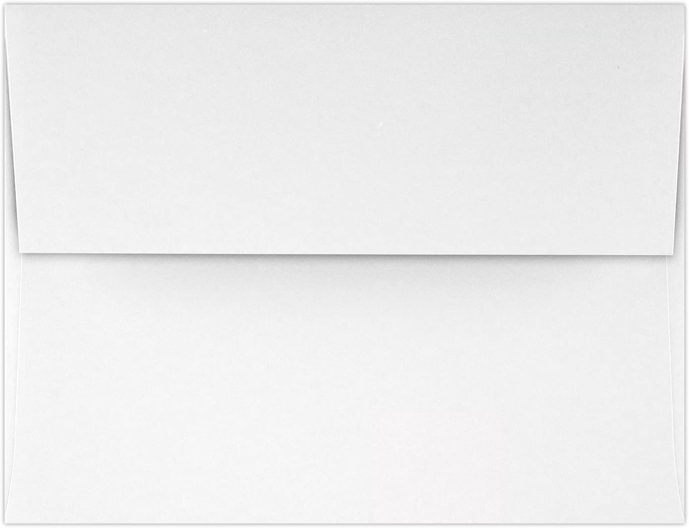 LUXPaper A2 Invitation Envelopes (4 3/8 x 5 3/4) - 70lb. Classic Linen Avon Brilliant White (1000 Qty.) | Perfect for Invitations, Announcements, Sending Cards, RSVP Cards | 4870-70AWLI-1M