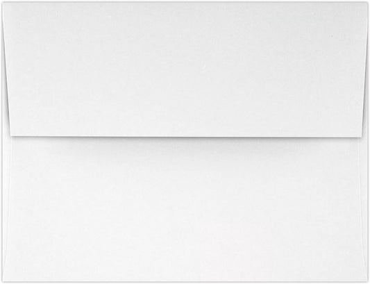 LUXPaper A2 Invitation Envelopes (4 3/8 x 5 3/4) - 70lb. Classic Linen Avon Brilliant White (1000 Qty.) | Perfect for Invitations, Announcements, Sending Cards, RSVP Cards | 4870-70AWLI-1M