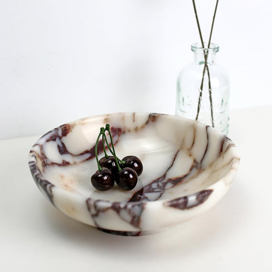 FutureStone Luxury decorative marble bowl for home decoration for decoration,Key bowl for entryway table, Catchall for coins, change candy, organizer marble tray.