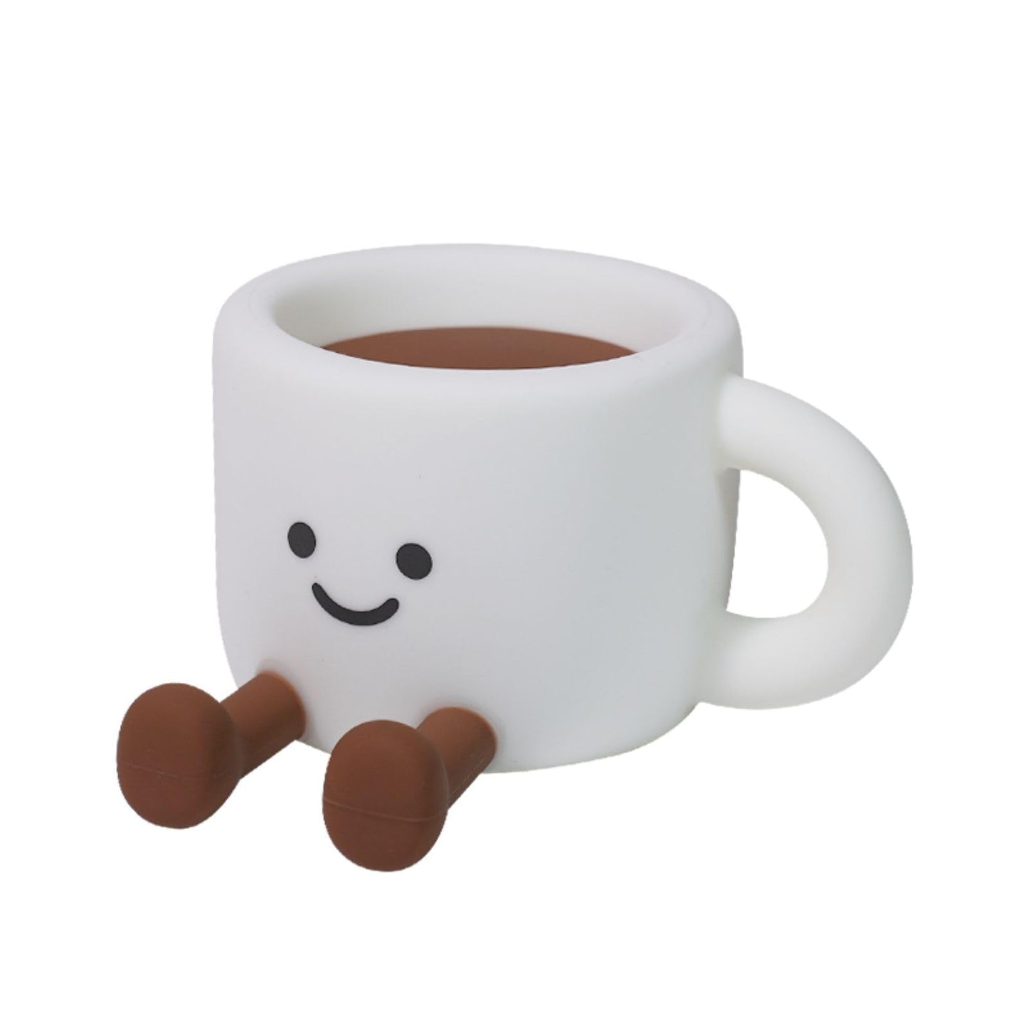 QANYI Coffee Cup Night Light, Gifts for Coffee Lovers, Rechargeable Dimmable Color Changing Night Lamp, Soft Silicone Cute Desk Lamp with Touch Control, Funny Gag Birthday Gifts for Women