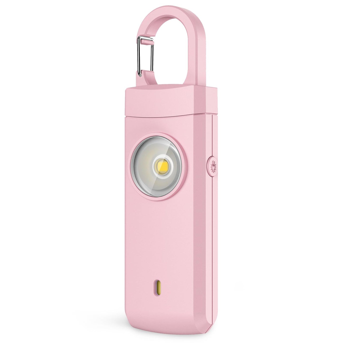 Rechargeable Personal Alarms for Women - Birthday Valentine's Day Gifts for Women, Stocking Stuffers for Teen Girl, Daughter, Safety Keychain Flashlight, Siren Alarm, Travel College Essentials (Pink)