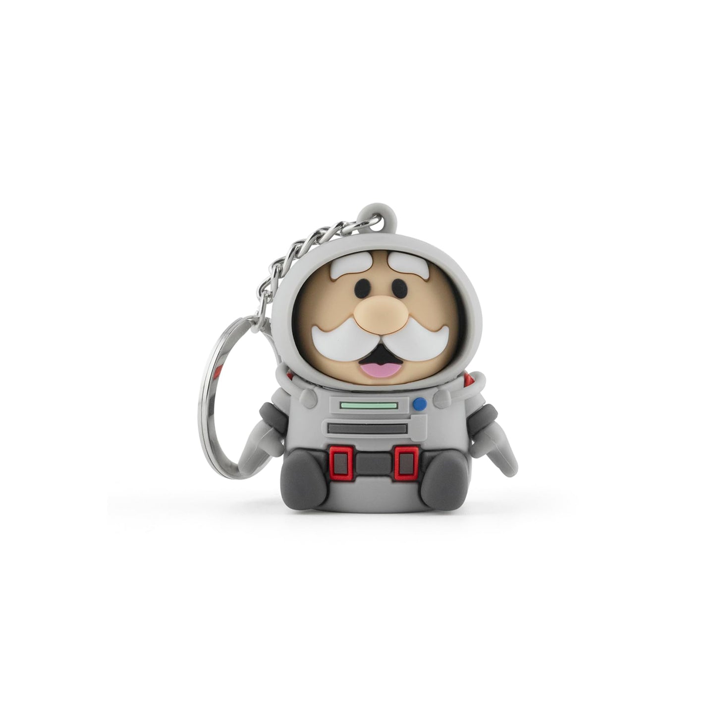 Official Dr. Simi Astronaut Pillbox Keychain – Mini Vitamin & Supplement Organizer | Travel-Friendly Medicine Container with Twist-Top Seal | Fun Soft-Touch Collectible for Wellness, Fans & Travelers