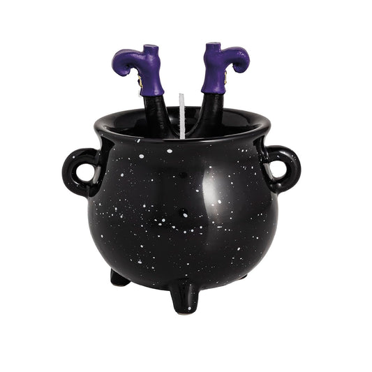 Mud Pie Halloween Cauldron Figural Wax Candle