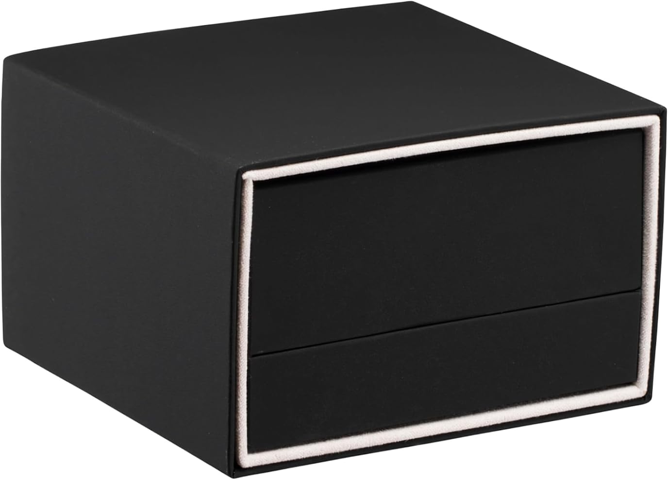 ALLUREPACK Ultra Smooth Soft Touch T-Style Earring Box for Women & Girls - Earing Case Ideal for Hanging Earrings, Small Hoops - Jewelry box with Sleeve and Suede Interior - Earring Gift Box