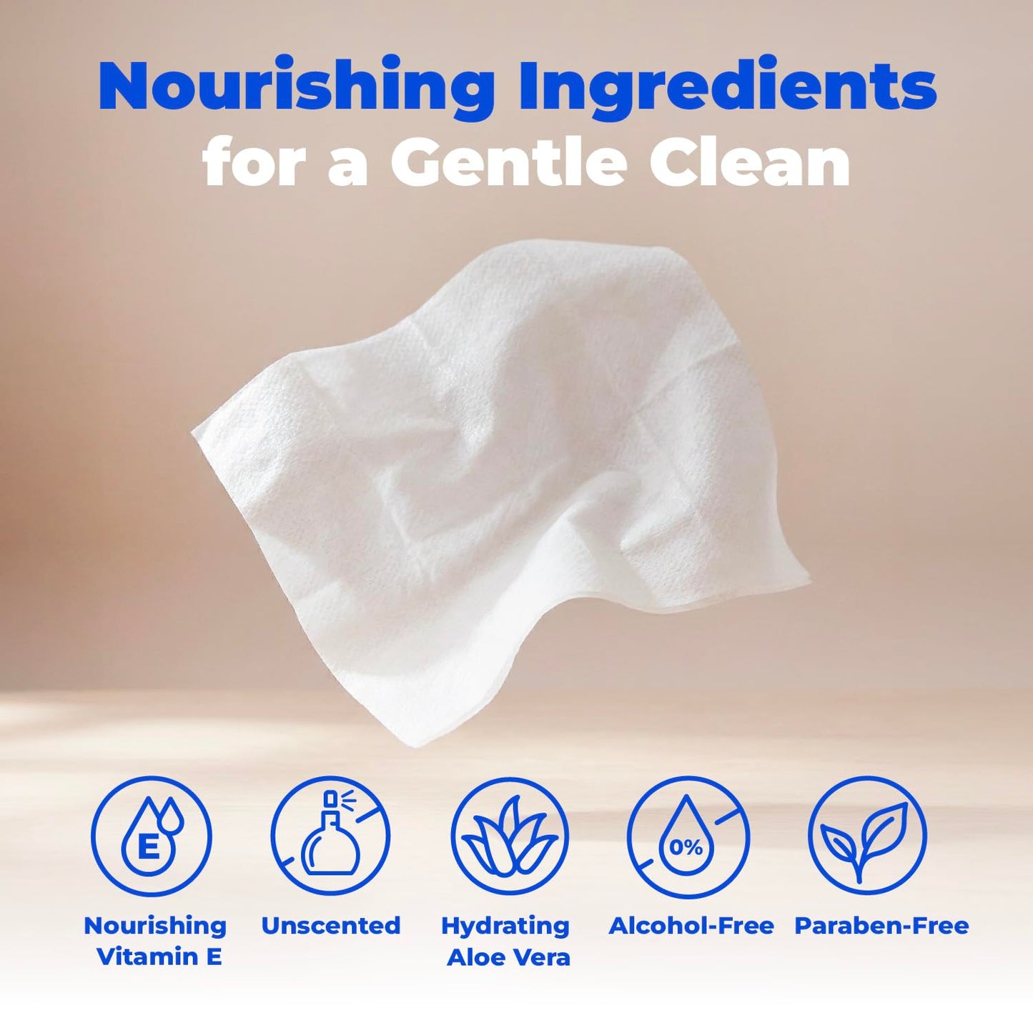 Best Pet Supplies 8" x 9" Large Unscented Dog Wipes - Cleaning and Deodorizing for Paws and Coat - Gentle Formula with Aloe Vera Vitamin E for Puppies and Cats - 100 Count