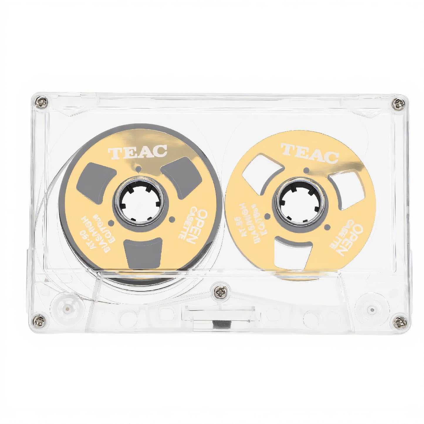 Reel to Reel Blank Cassette Tape, Normal Bias 50 Minutes Recording Tape, for Music Recording (Gold)