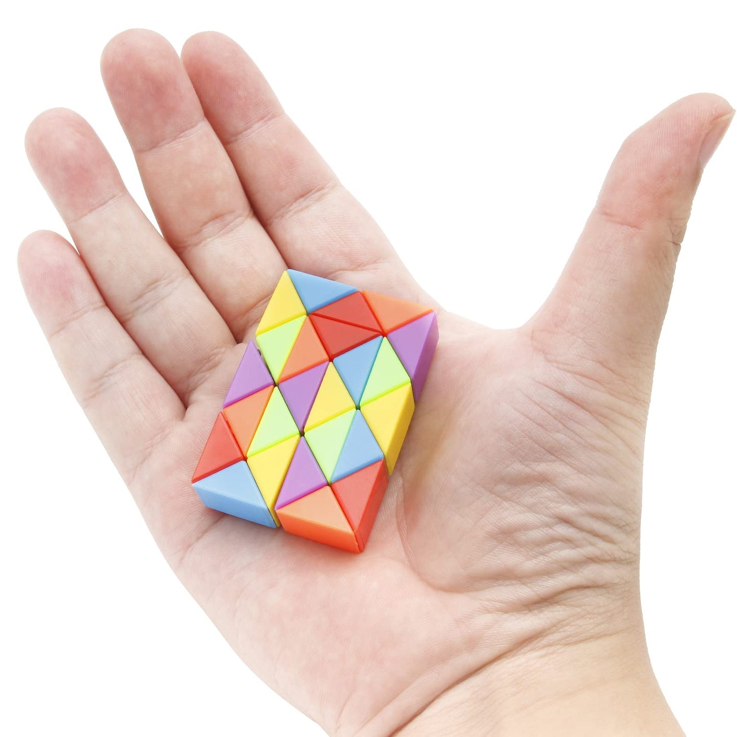 Ganowo 30 Pack Mini Snake Cube Fidget Toys Goodie Bag Stuffers for Kids, Treasure Box Toys for Classroom, Twist Puzzle for Party Favors, Birthday, Back to School Gifts, Stocking Stuffers for Kids