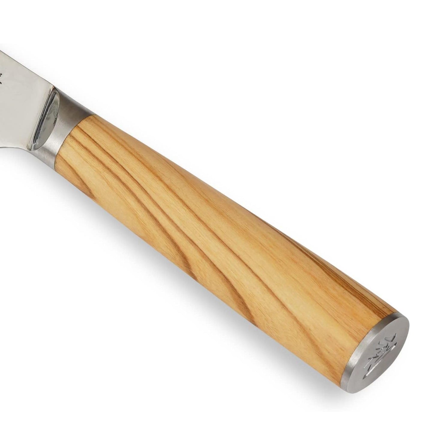 Wakoli Oribu Damascus Paring Knife – Full Tang Kitchen Knife | 3.4-Inch Blade Made of 67-Layer Damascus Steel with VG10 Core, Ergonomic Olive Wood Handle in Elegant Gift Box