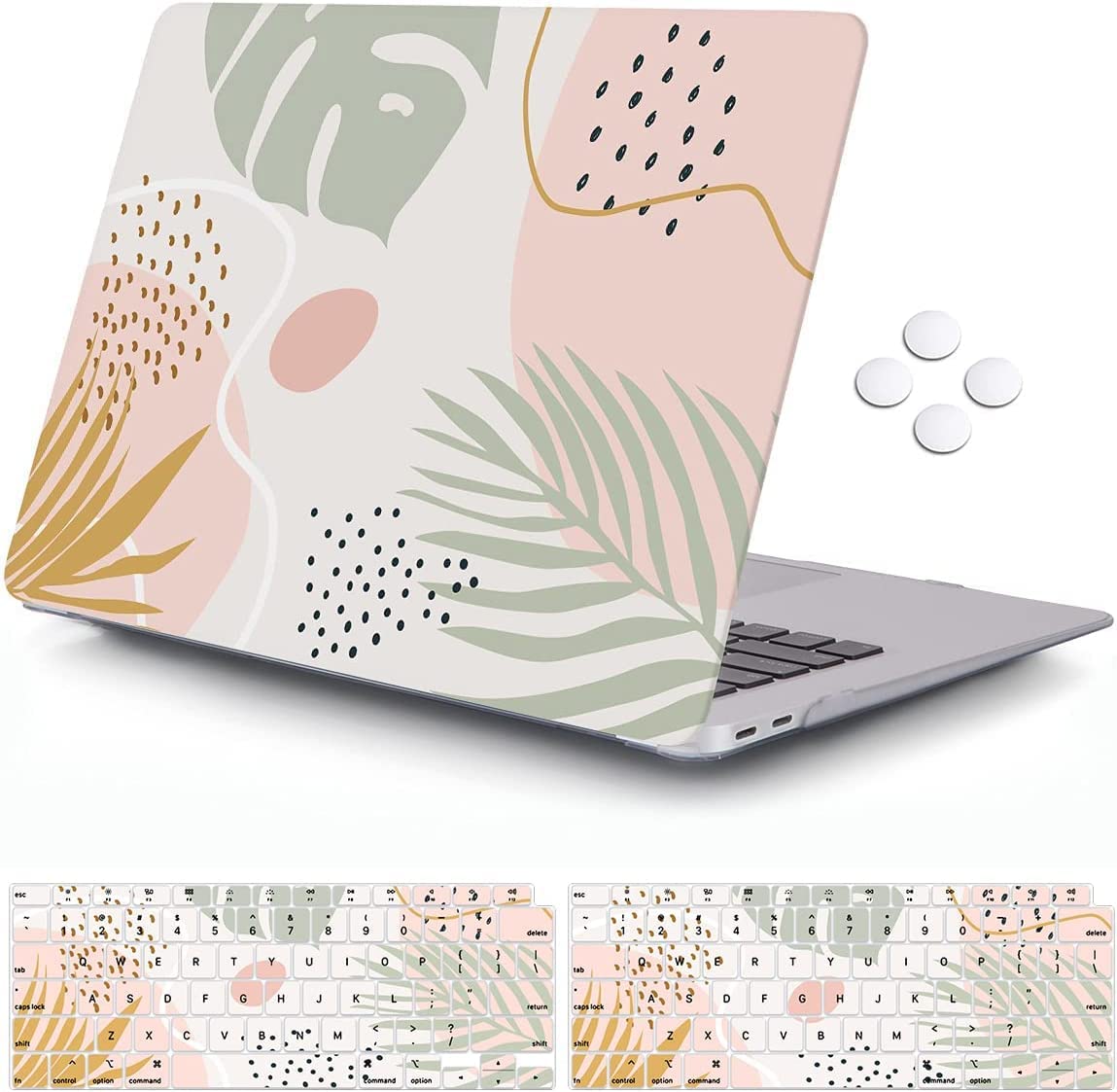 iCasso Desk Mat, Extended Gaming Mouse Pad (35.4x15.7 in), & Compatible with MacBook Air 13 Inch Case 2020 2019 2018 Release A2337 M1/ A1932/A2179 with Retina Display Touch ID-Molandi