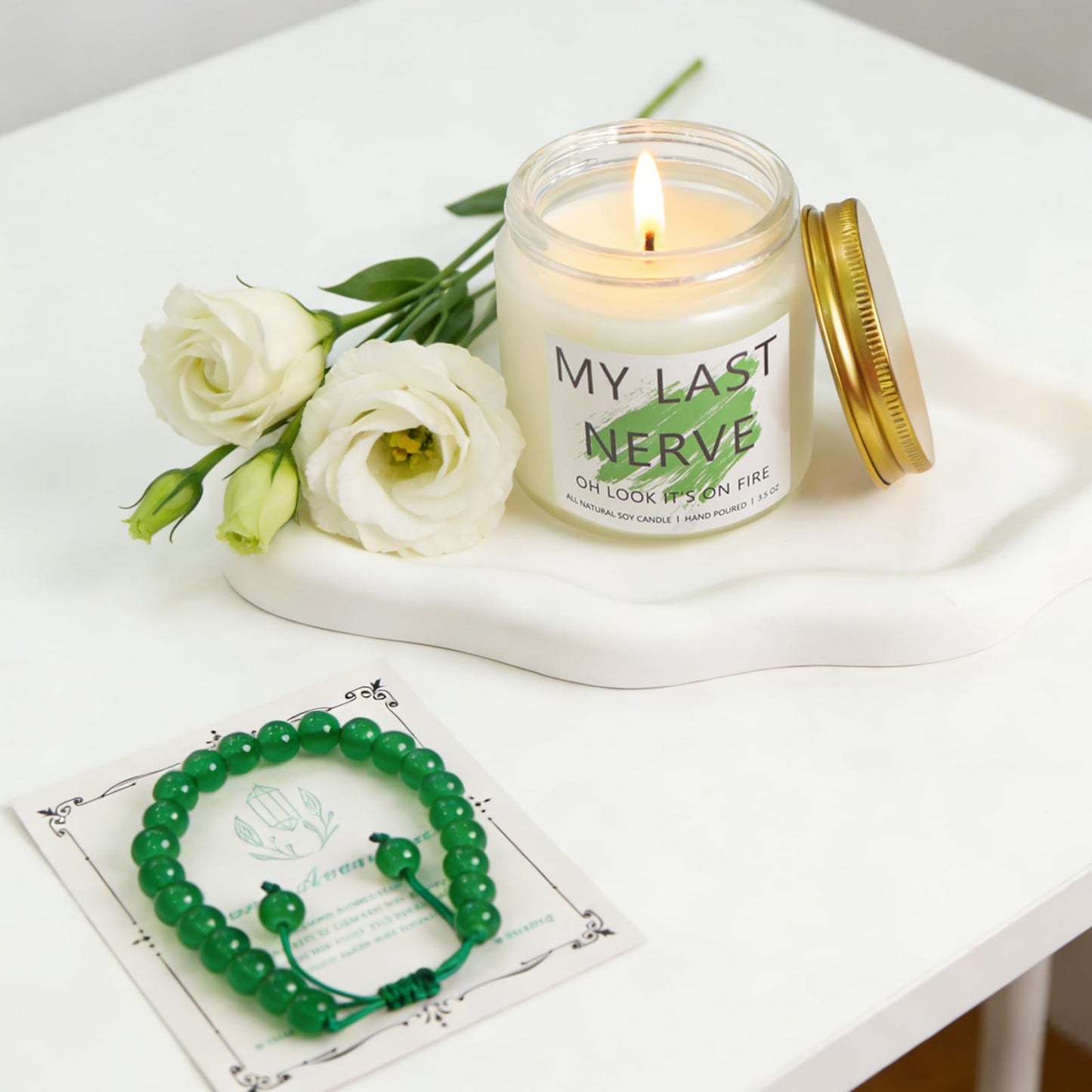 Birthday Gifts for Women, Teen Girls, Her, Unique Happy Birthday Gift Baskets for Best Friend Sister Daughter, Women Mother Gifts Box for Girls Wife Girlfriends, 14pcs Cute Daisy Gift Set(Green)