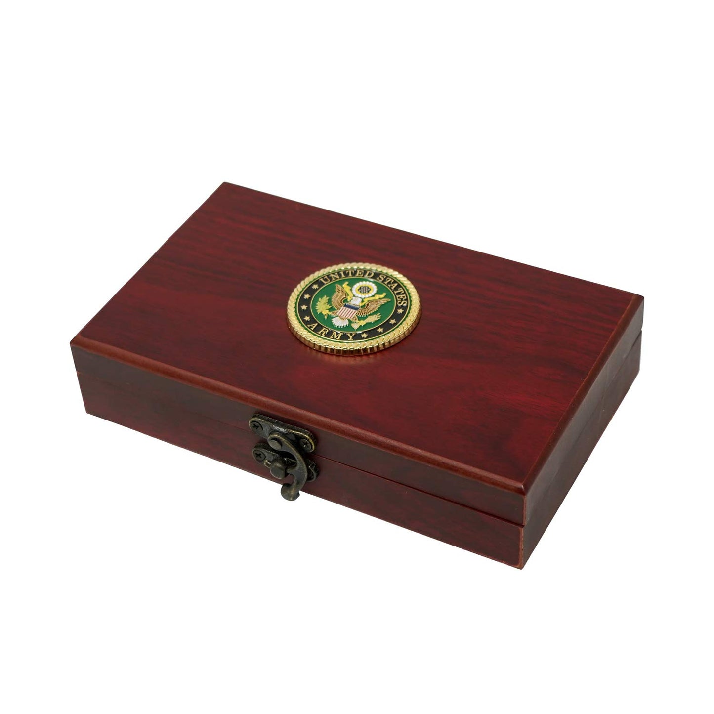 US Army Gift Set | Playing Cards & Dice | Army Rank Insignia Cards | US Army Gifts | Disabled Veteran Owned Business | Army Card & Dice Set