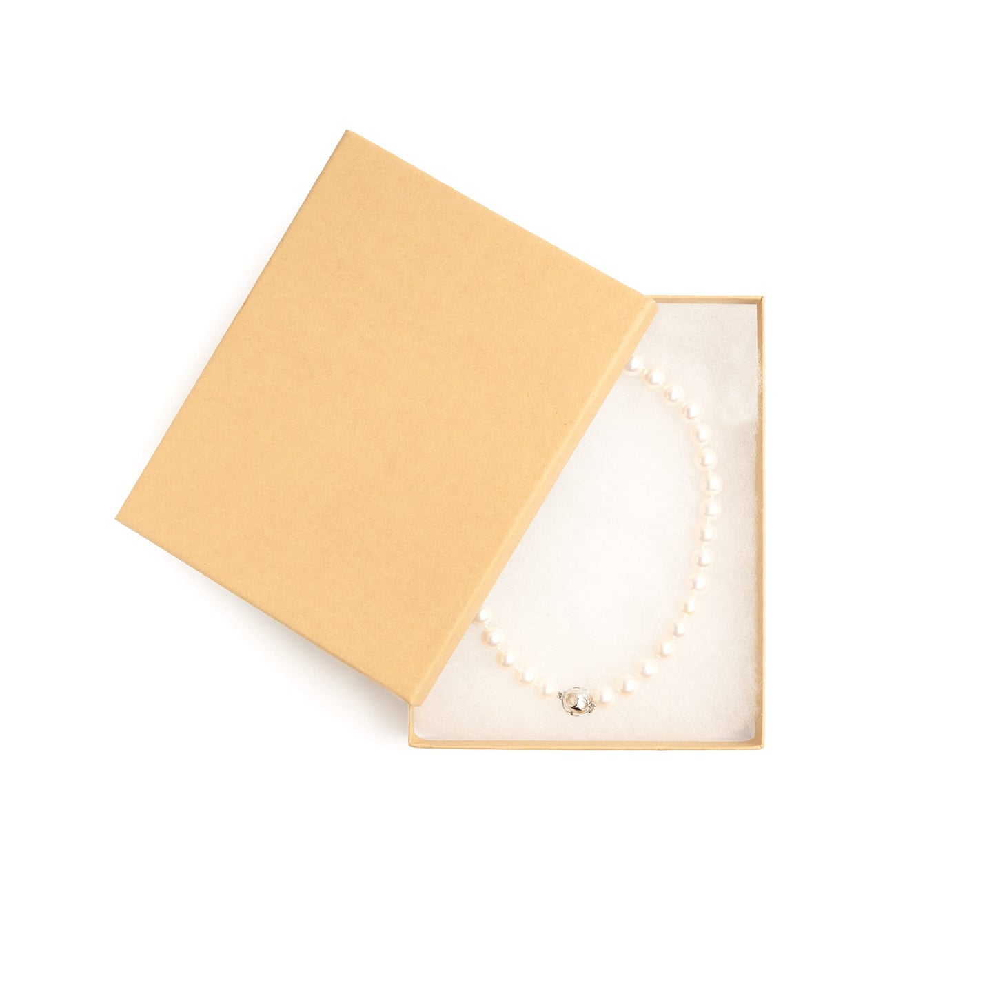 Jewelry Gift Boxes 6 Pack 7x5.5x1 inch Cardboard Jewelry Box, Cotton Filled Small Jewelry Gift Boxes With Lids | For Jewelry Packaging Bracelet, Necklace, Earring, Gift Boxes For Presents (Brown)
