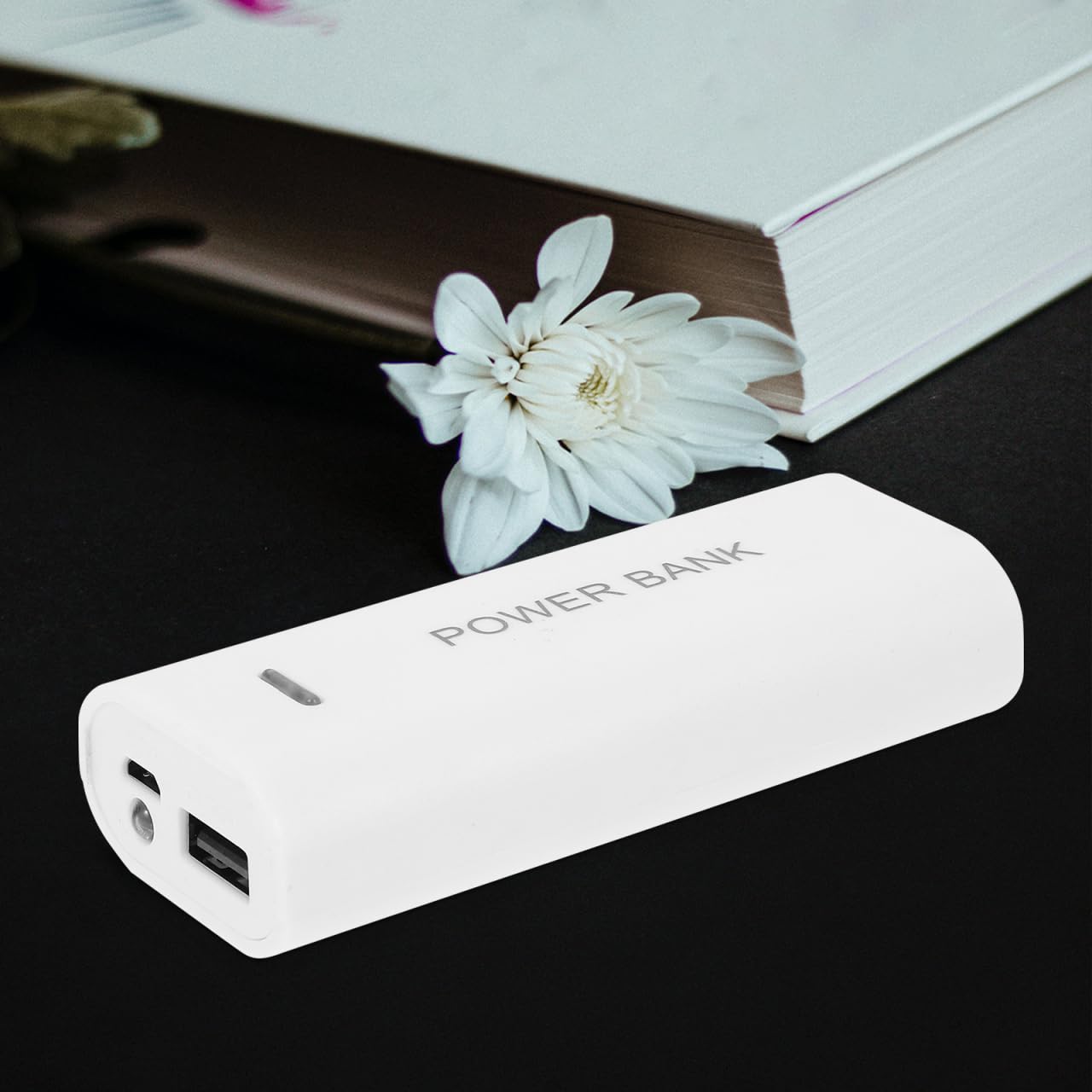 PRETYZOOM Hidden Storage Box Fake Power Bank Secret Compartment for Coins Cash Jewelry Compact Portable 3.81X1.57X0.86 Inch