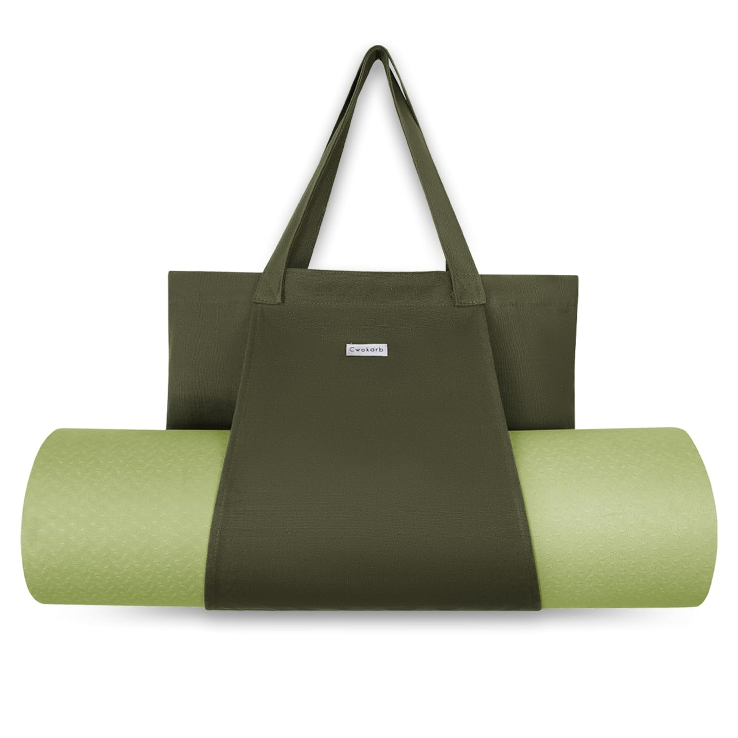 Cwokarb Yoga Mat Bag, Yoga Bags and Carriers Fits All Your Stuff, Yoga Tote Bag for Gym, Pilates, Workout, Beach, Travel and Office