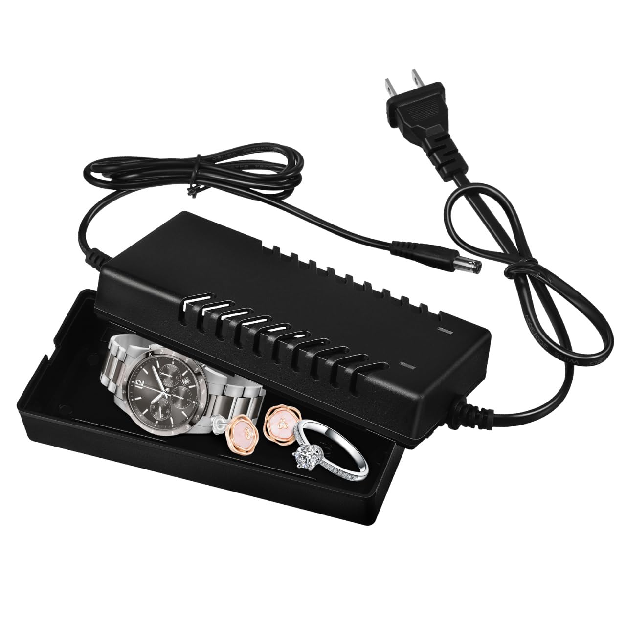 Housoutil Hidden Storage Box, Fake Charger Plug Secret Container, Hidden Safe Box, Secret Compartment for Cash Jewelry Valuables Medicine Keys