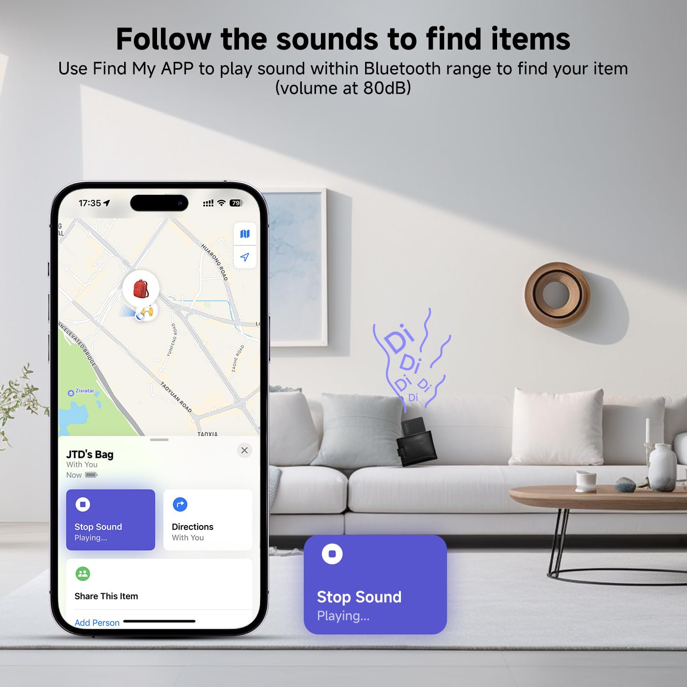 Apple MFi Certified Wallet Tracker Air Card Tag Tracker Card Ultra Slim 0.07in, IP68 Waterproof Travel Credit Card Design Works with Apple Find My for Wallets, Keys, Luggage,Bags-2Pack