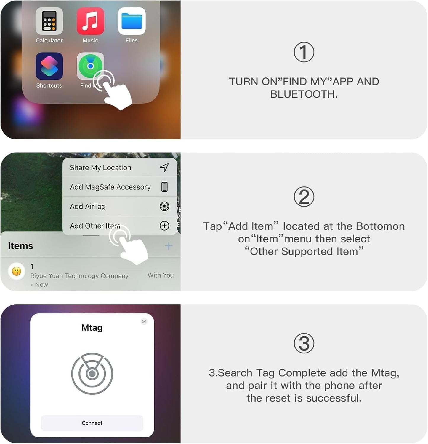 ZITTZ Tracker Device for Vehicles,GPS Car Tracker,No Monthly Fee Car Locator Tracker Work with Apple Find My(iOS Only),Mini Hidden Car Tracker with Magnetic Case - (Black,1PCS)