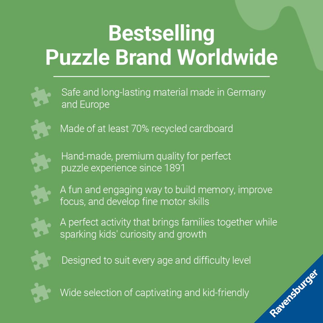 Ravensburger My First Puzzles: What's The Weather? (6: 8: 10 & 12 Piece) Jigsaw Puzzle for Kids - Every Piece is Unique, Pieces Fit Together Perfectly - MESH Accredited