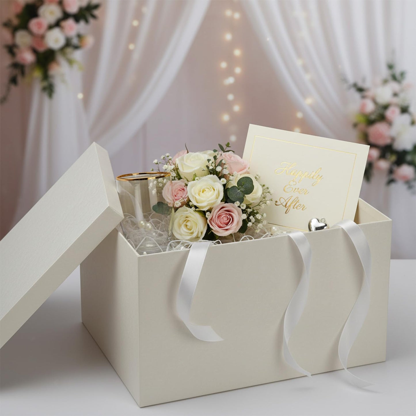 YINUOYOUJIA Extra Large Gift Box,17x11x11 Inches White Gift Boxes with Lids for Presents,11-inch Deep Gift Box for Wrapping Gifts.Ideal for Birthday,Weddings,Anniversary,Christmas or Business.
