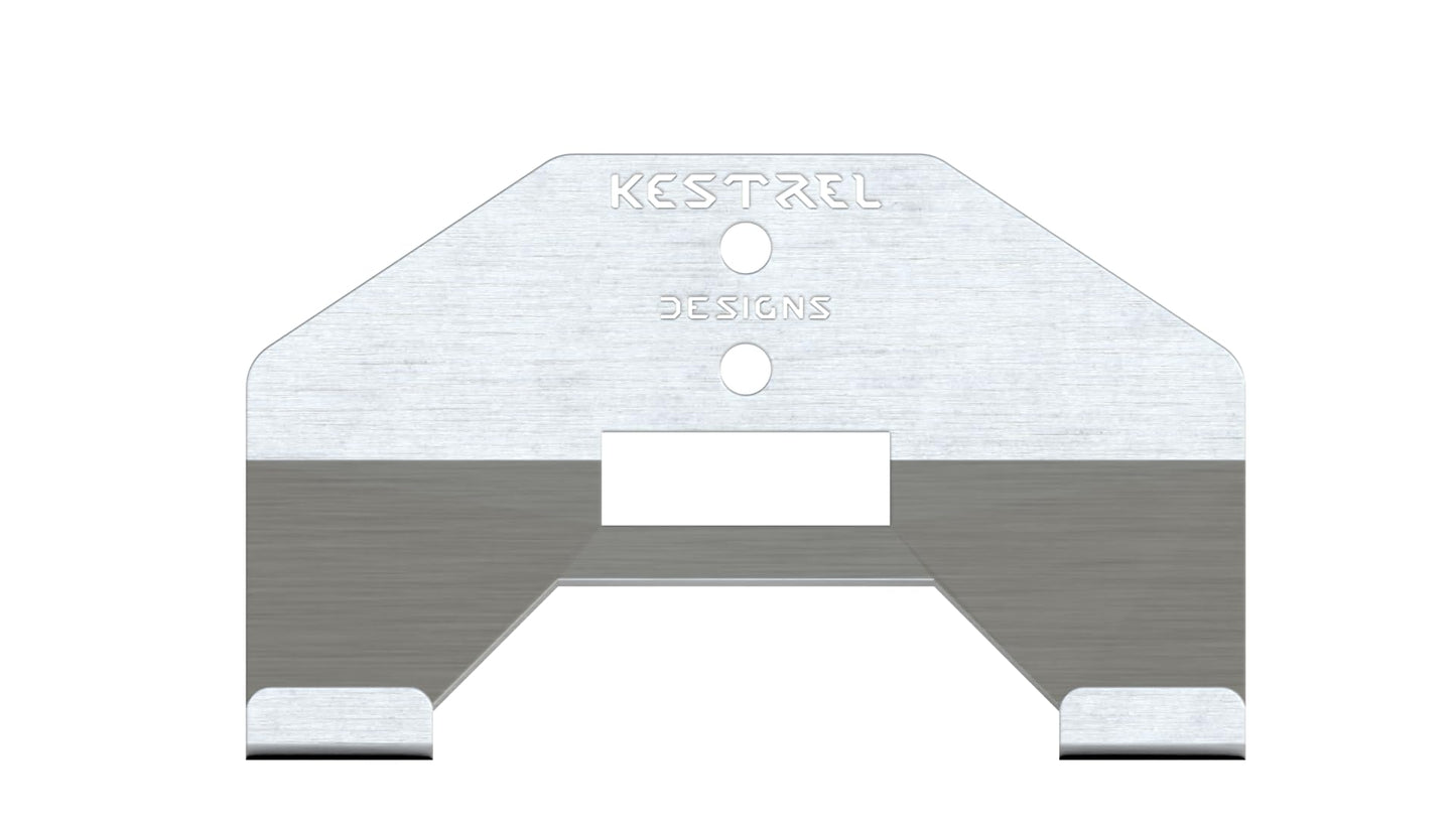 Kestrel Designs Vinyl Record Floating Shelf Wall Display, Stainless Steel Album Record Holder Display, Floating Shelves for Wall, Magazine Shelf, Kids Bookshelf, for Bedroom, Living Room, etc. 4 Pack