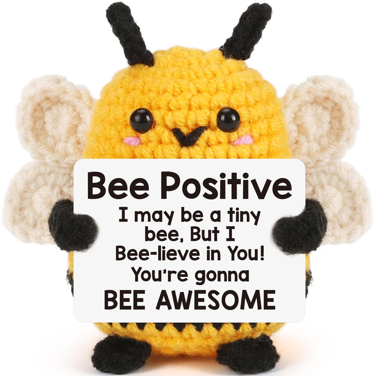 Positive Bee Mothers Day Birthday Gifts for Women Men Him Her, Teacher Appreciation Gifts Nurses Week, Graduation Gift 2026 for Teens Girl Boy, Funny Gift for Mom, Dad, Husband, Wife, Family