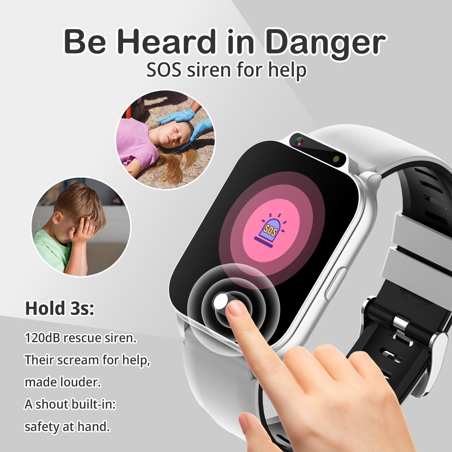 Kids Waterproof Smart Watch Boys with Fitness Tracker Sports Activity Pedometer Heartrate SpO2 Stress Monitor Flashlight APP HD Touch Screen Camera Games Music for 4-13 Years Old Boys Gifts for Kids