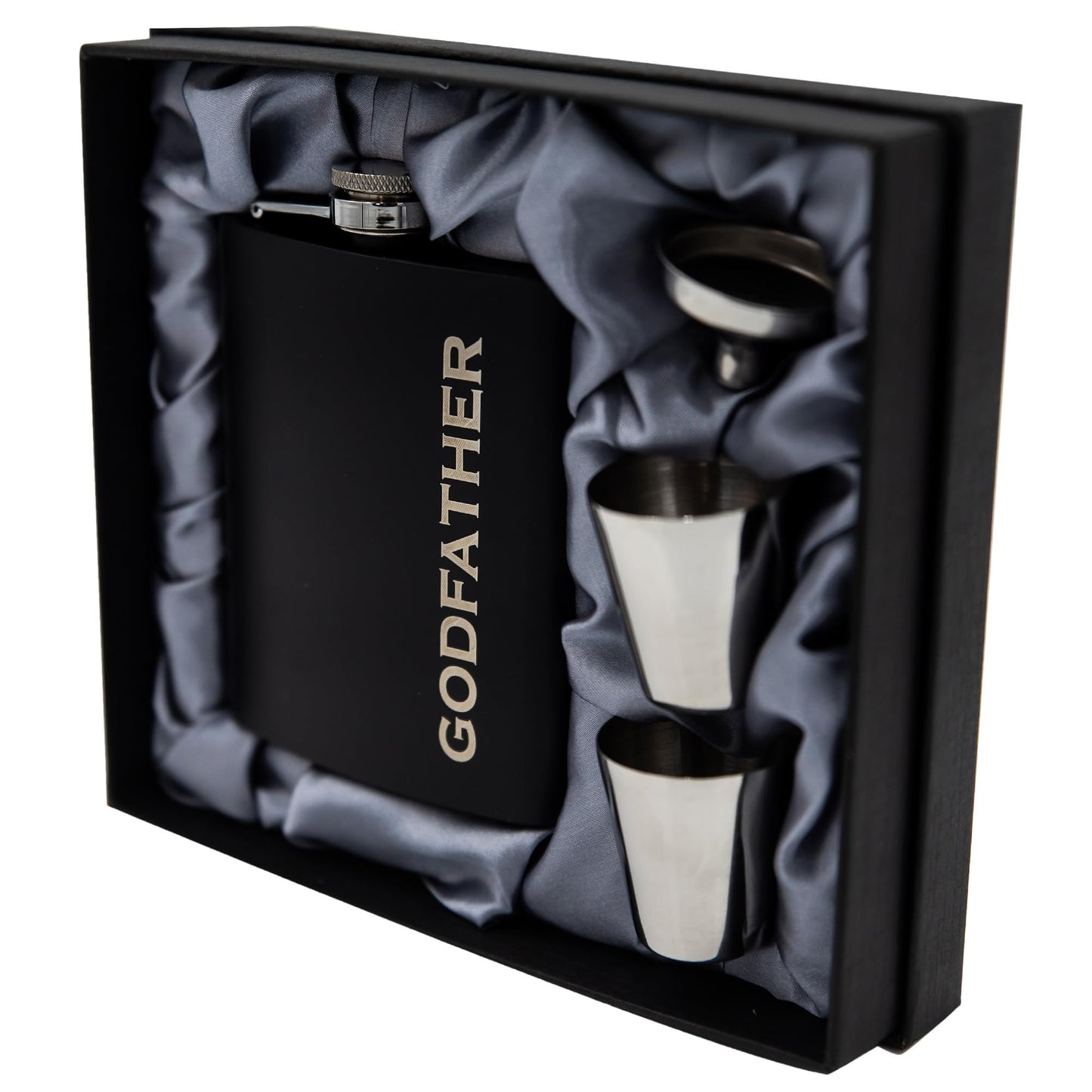 Godfather Gifts from Godchild, Godfathers Gift, Will You be my Godparents Proposal, God Parents Presents Proposal, God Father's Present, Baptism, Hip Flask Engraved (Godfather)