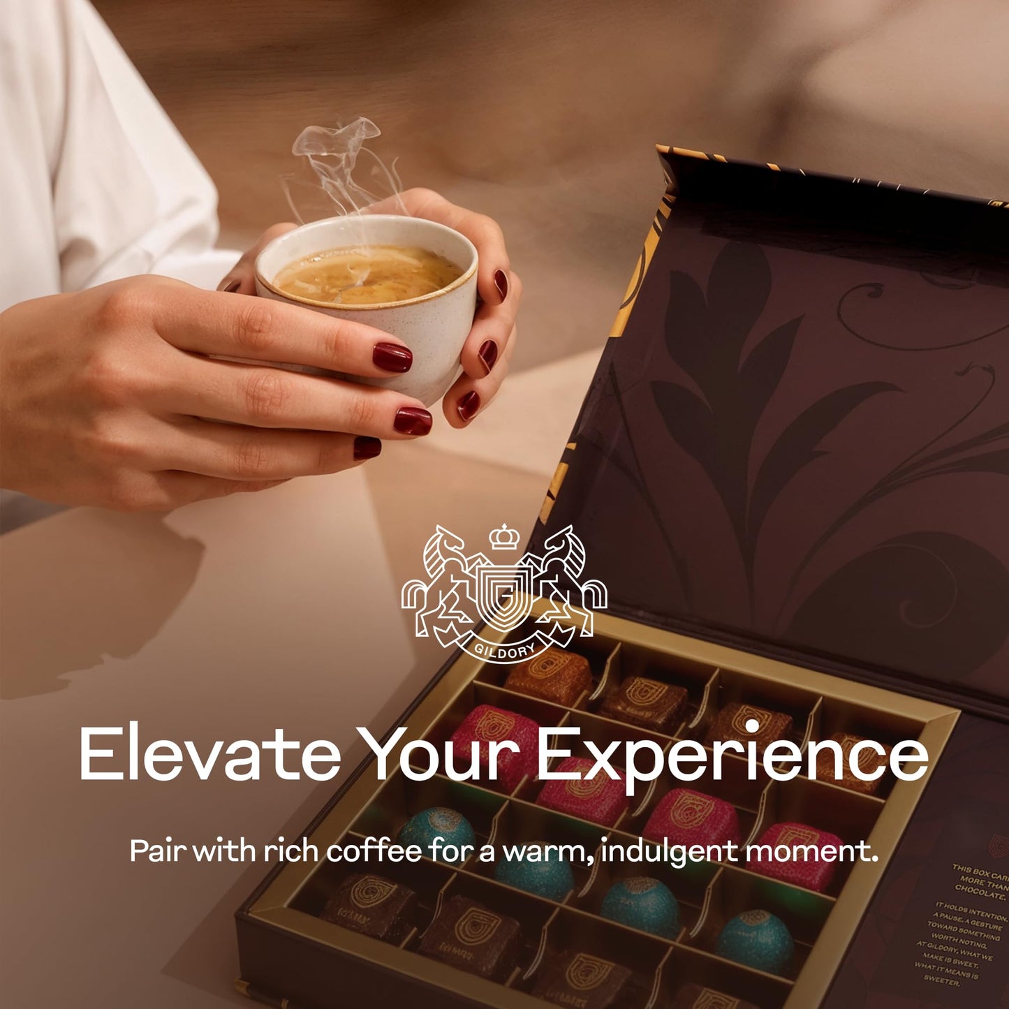 Gourmet Chocolate Gift Box | Easter Assorted Chocolate Box with Strawberry, Caramel, Hazelnut & Fudge Flavors | Premium Candy Gift Set for Holiday. 16 pcs.