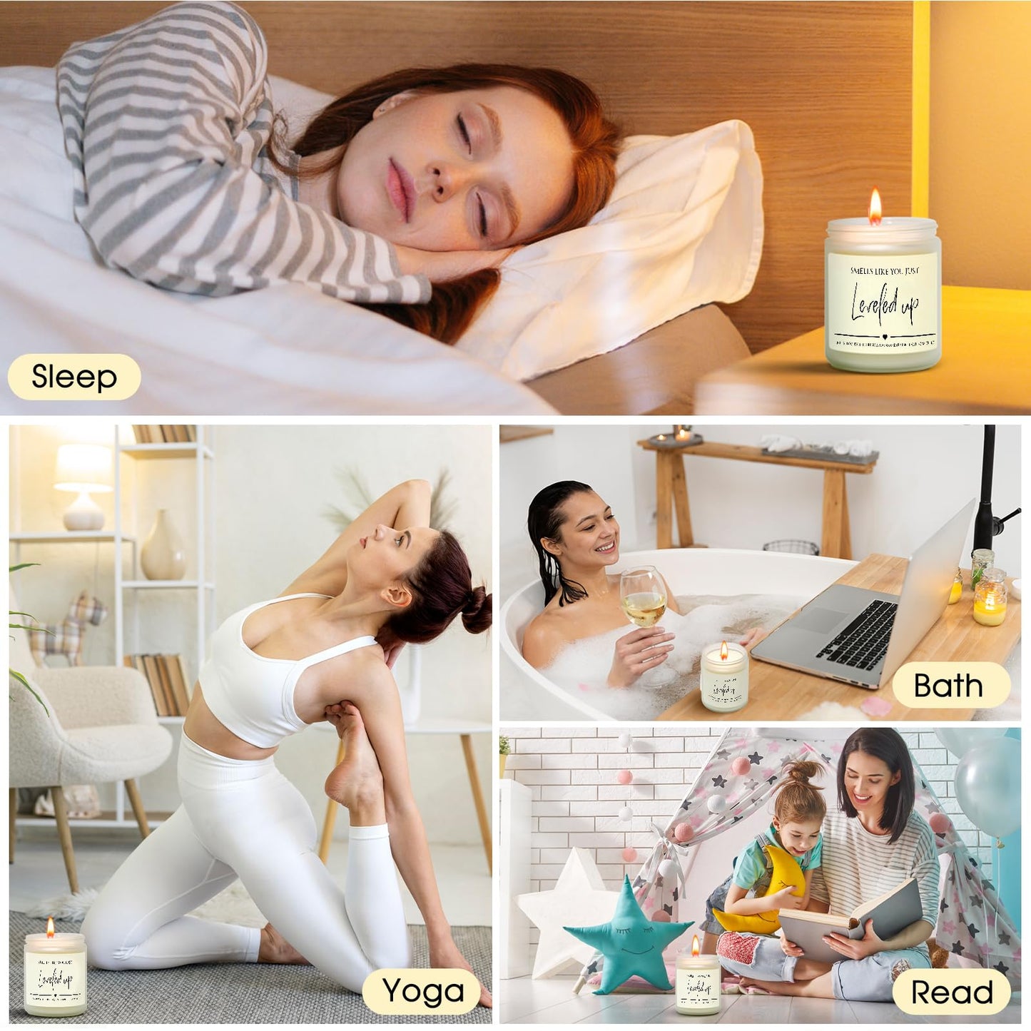 Kosmickiss Promotion Gifts for Women Men, New Job Gift, Congratulations Gifts for Women, Coworker, Boss, Friend, Handmade Funny Candle Gift Ideas