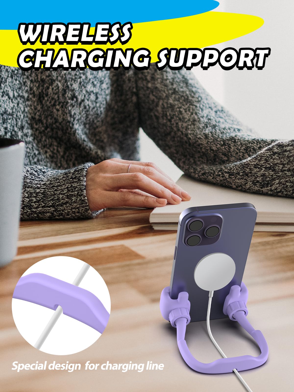 Gifts for Mothers Day Mom Wife Cell Phone Holder: Funny Gifts for Teenager Tween Women Daughter Thumb Up Cell Phone Stand Stand Stocking Stuffers Birthday Gadget for Teen Girl Gift Trendy Stuff Ideas