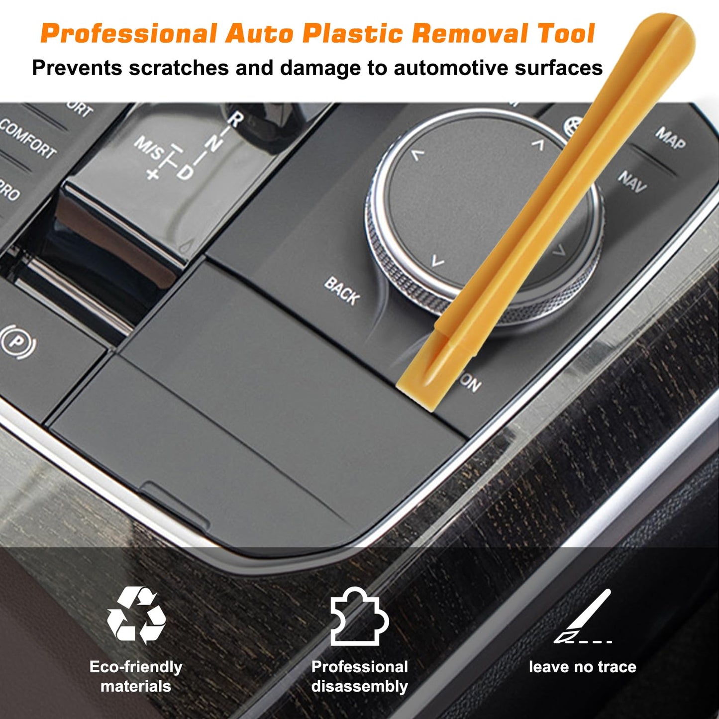 YAOBINID Center Console Organizer Compatible with BMW 1 2 3 4 Series X3 X4 F40 F44 G20 G21 G22 G23 G24 G26 G01 G02 M4 G82 M3 G80 i4 i3 LHD Modification ABS Hidden Storage Box