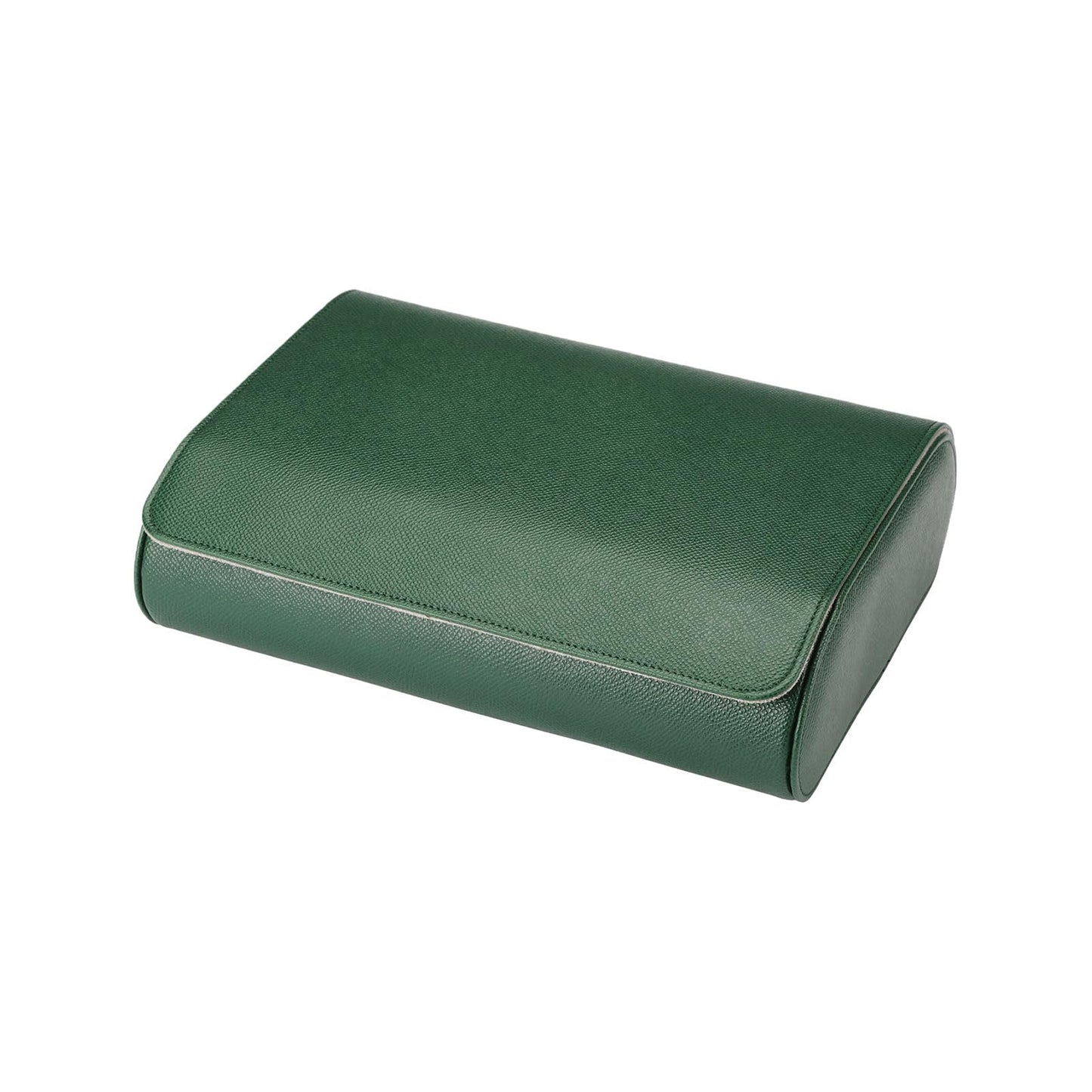 YANHHAN Watch Roll Travel Case for Men - Multifunctional Leather Watch Travel Cases Watch Display Box Cabinet ，Christmas Gift for Man/Woman/Office,daily watch case(green)