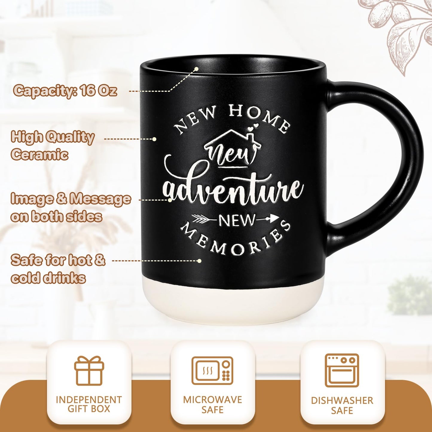 YHRJWN 13 Pcs House Warming Gifts New Home, Housewarming Gifts New Home, Closing Tokens for House Buyers, House Warming Gift for Women Men Friends, Housewarming Gift Box
