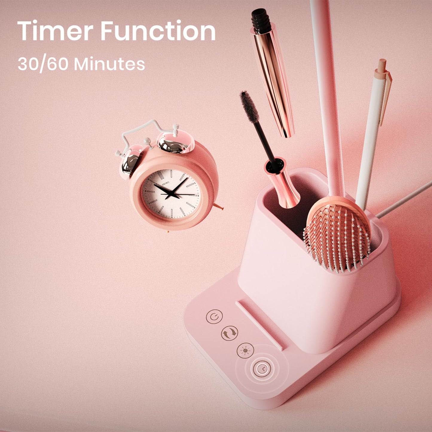 AXX Pink Desk Lamp for Kids, Cute Study Table Light for Bedrooms, Kawaii, USB Charging Port, Small, LED, 650LM, Room College Dorm Essentials, Office Accessories for Women Teen Girls