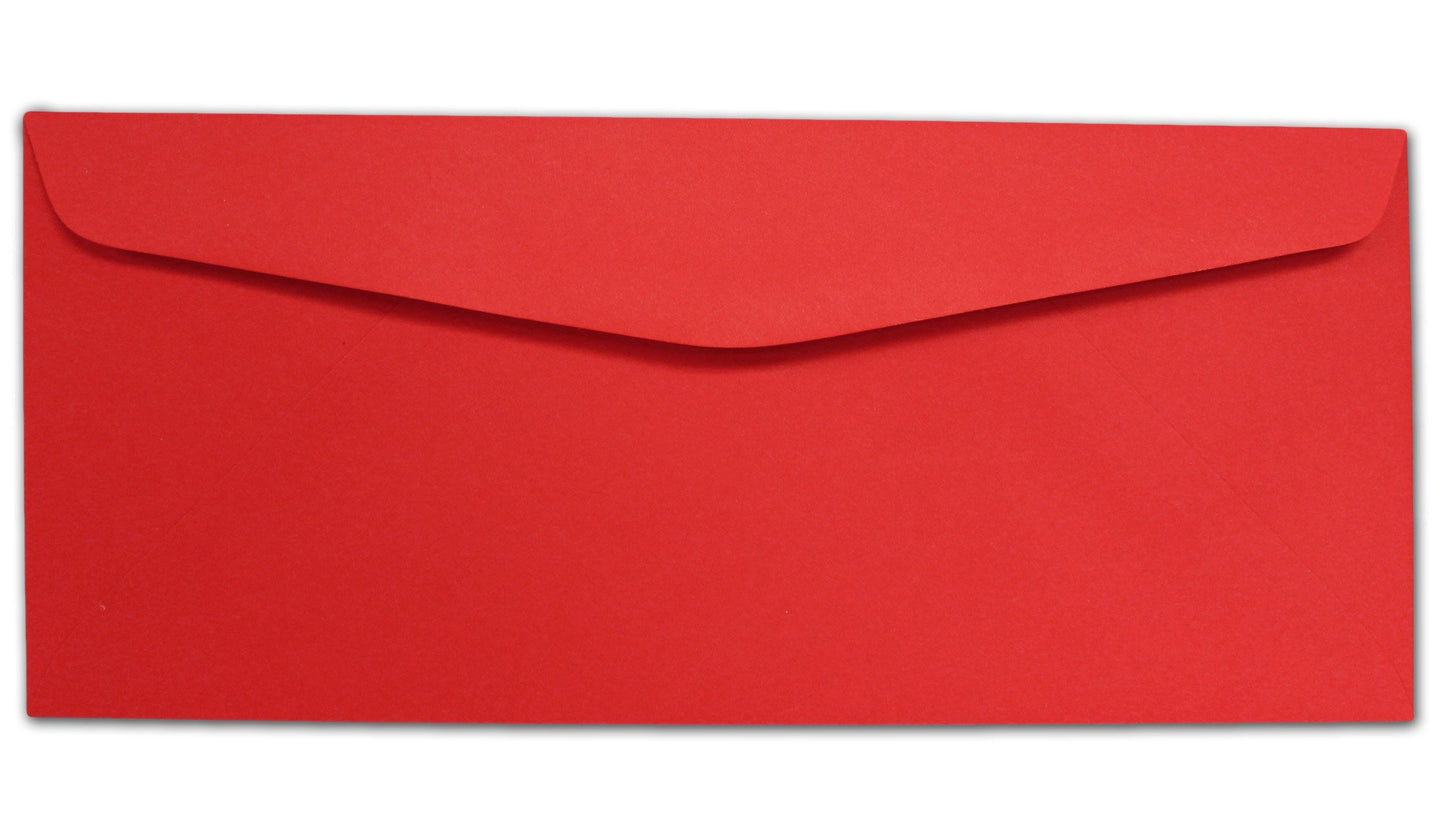 Red #10 Envelopes - 100 Envelopes - Desktop Publishing Supplies™ Brand Envelopes