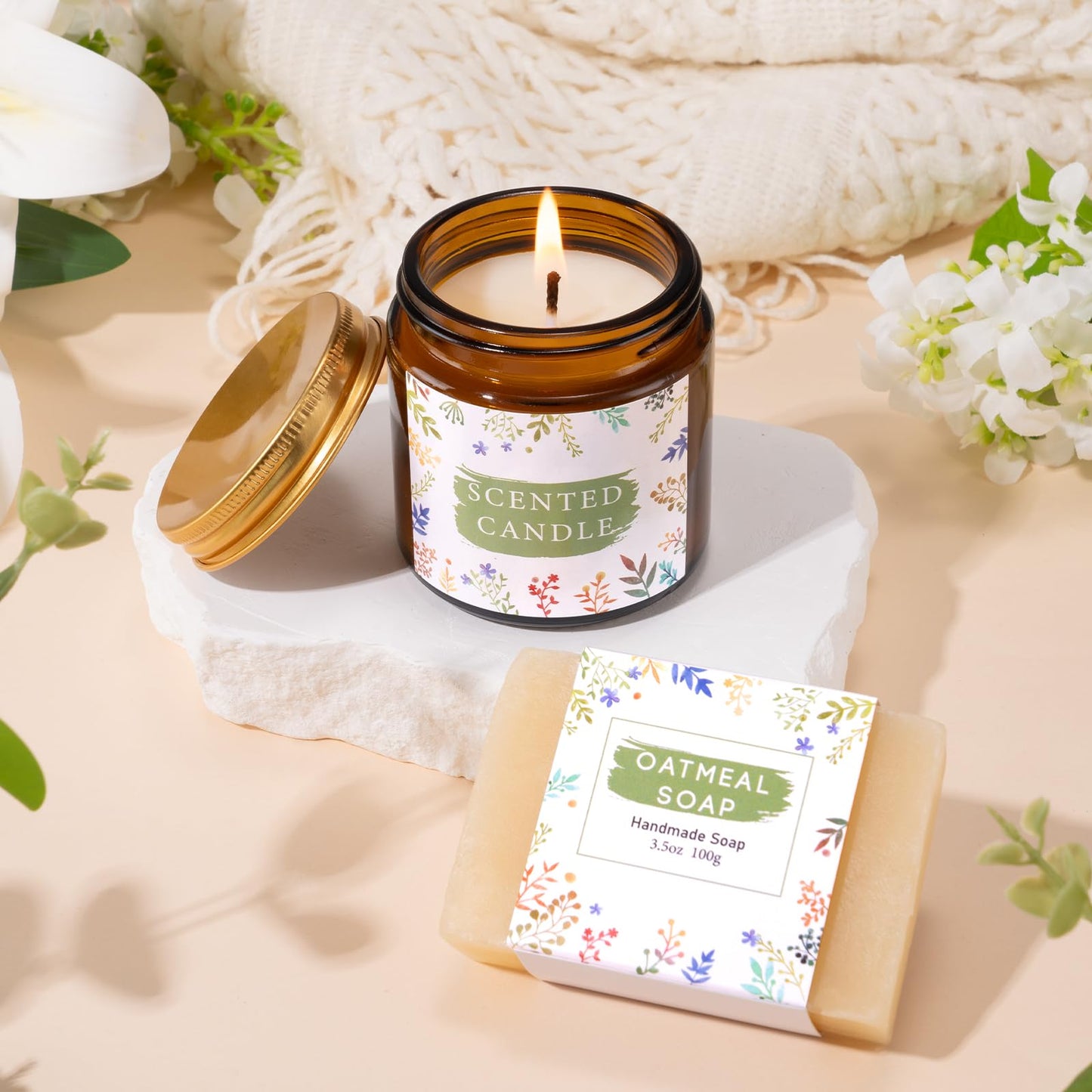 Self Care Gifts for Women Get Well Soon, Gift Baskets for Women, Inspirational Birthday Gifts for Woman, Sympathy Thinking of you, Spa Set for New Mom Friend Sister