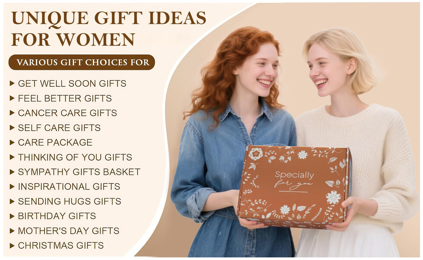 Self Care Gifts for Women Get Well Soon Gift, Unique Birthday Gift for Women Spa Gift Baskets Care Package Mothers Day Gifts for Mom Sister Wife Grandma w/ Blanket